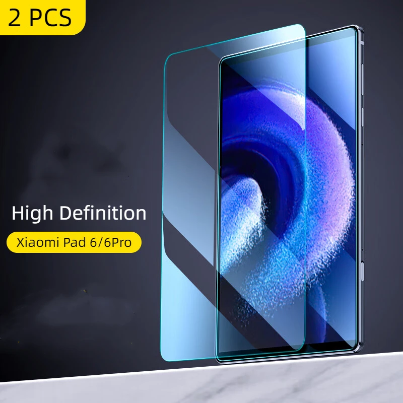 SmartDevil 1/2 stuks Glas voor Xiaomi Mi Pad 7 6 Pro Gehard Glas Tablet Beschermende Film voor Xiaomi Mi Pad 5 Screen Protector HD
