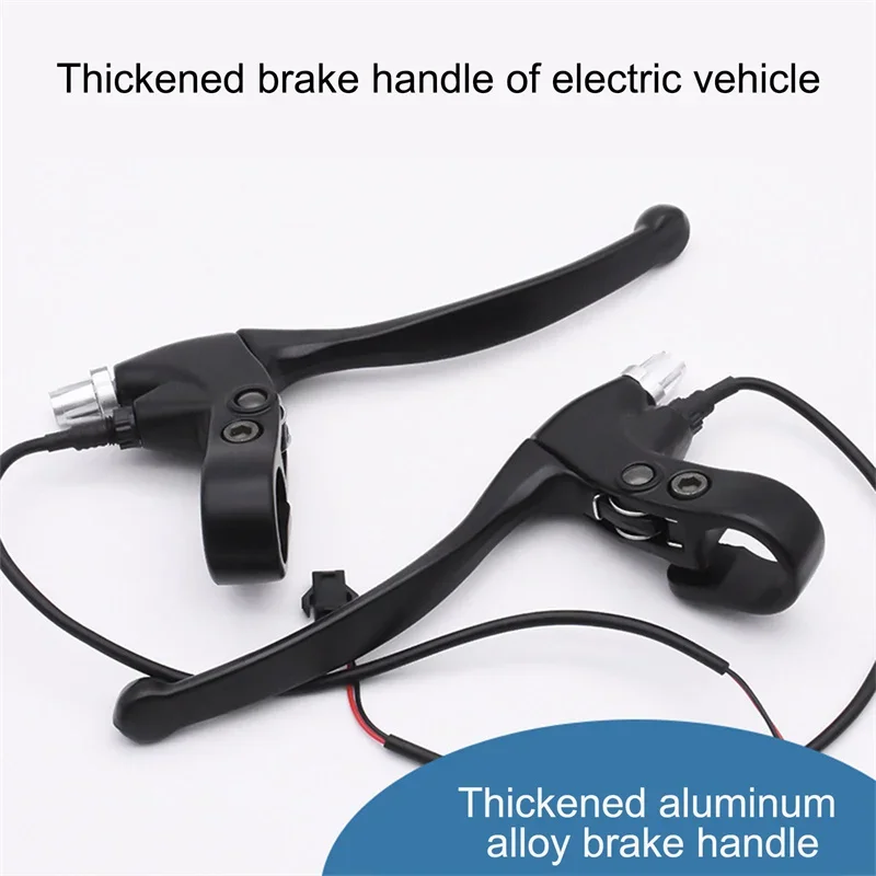 

1 пара задних тормозных рычагов для электронного велосипеда, ручка для электрического велосипеда с отключенными ручками тормозного рычага, аксессуар для безопасности электронного велосипеда