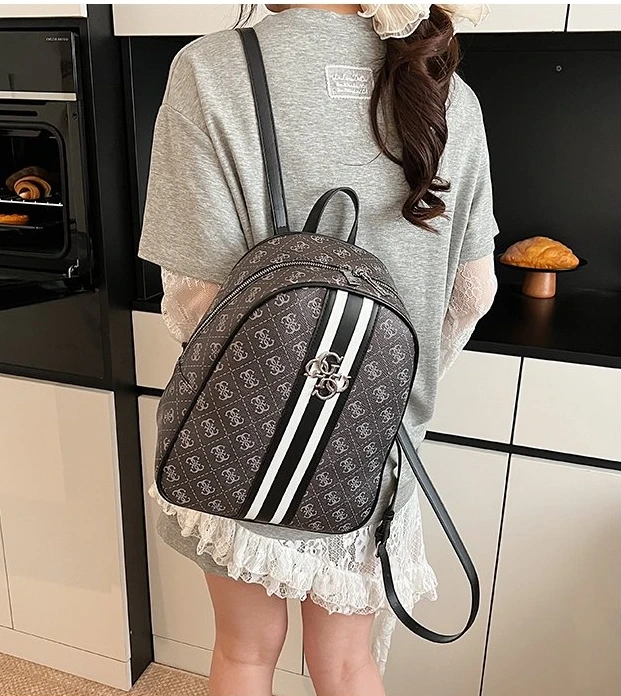 

Stylish Diaper Bag: Women's Large Capacity Vintage Leather Tote, Minimalist Elegant Crossbody Bag With Paris Designer Logo