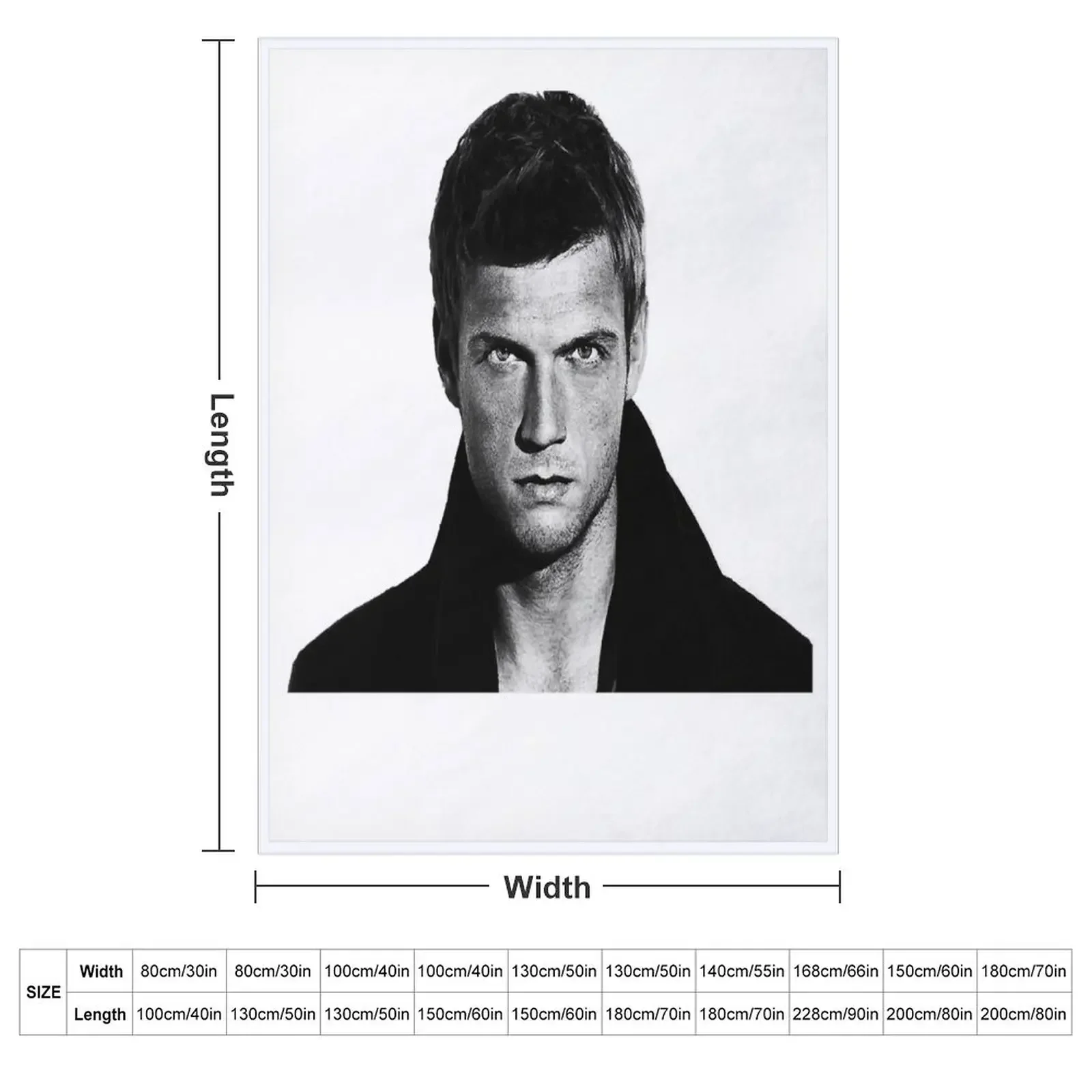 Special Singer Man Country Nick Carter Redeki Trending Seller Throw Blanket Cute Plaid Soft Fashion Sofas Nap Blankets