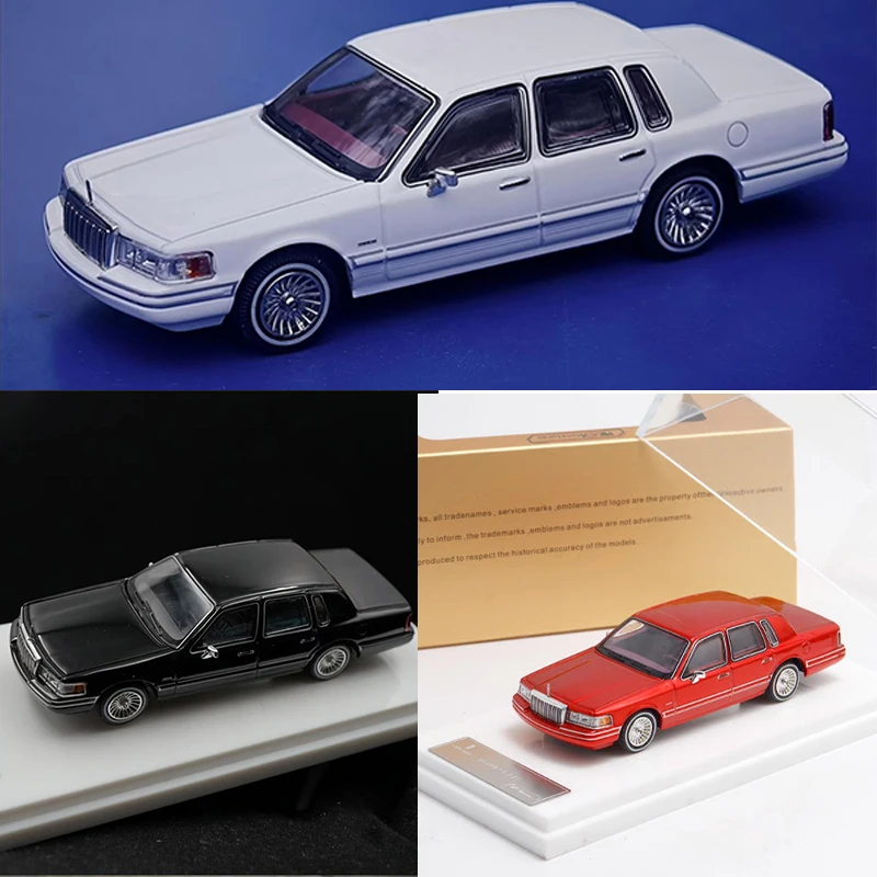 

MK Diecast 1/64 Scale 1992 Town Car Simulation Alloy Car Model Static Collectible Toy Gift Souvenir Decoration