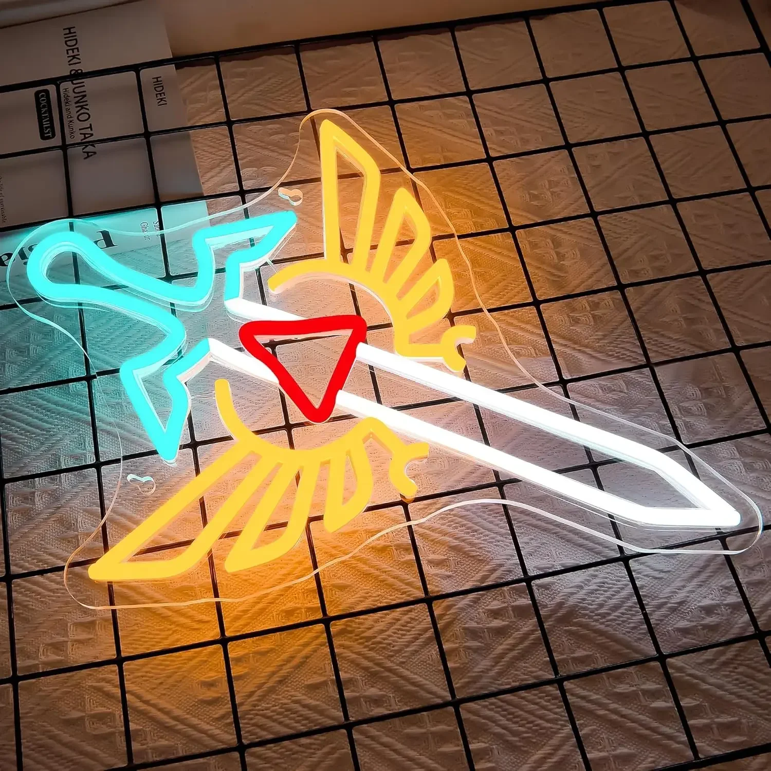 LED Gaming Sword Neon Sign For Wall Decor Sword Neon Gaming Neon Light Sign For Game Room, Man Cave, Club, Game Signs