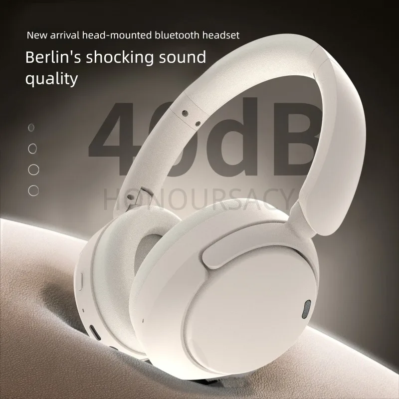 

Легкие Bluetooth-наушники с ANC, HiFi-звуком, проводным и беспроводным подключением (3.5 мм), складные, с защитным чехлом