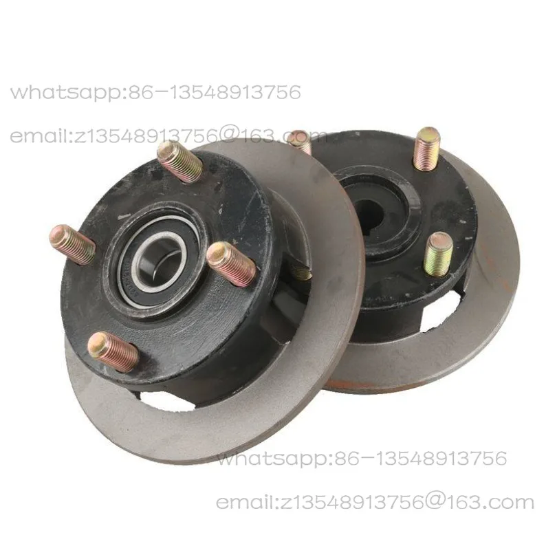 Four-wheel Electric Vehicle Front Axle Integrated Disc Brake Disc 6205 Bearing Oil Brake Straw Hat 180 Brake Pot