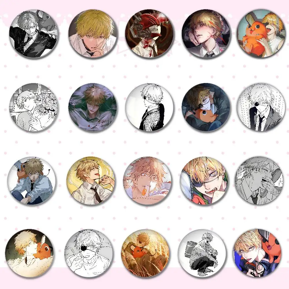 Cool-D-Denji Badge Pins For Friend, Backpack, Clothing, Collectible Accessories, Jewelry Gift