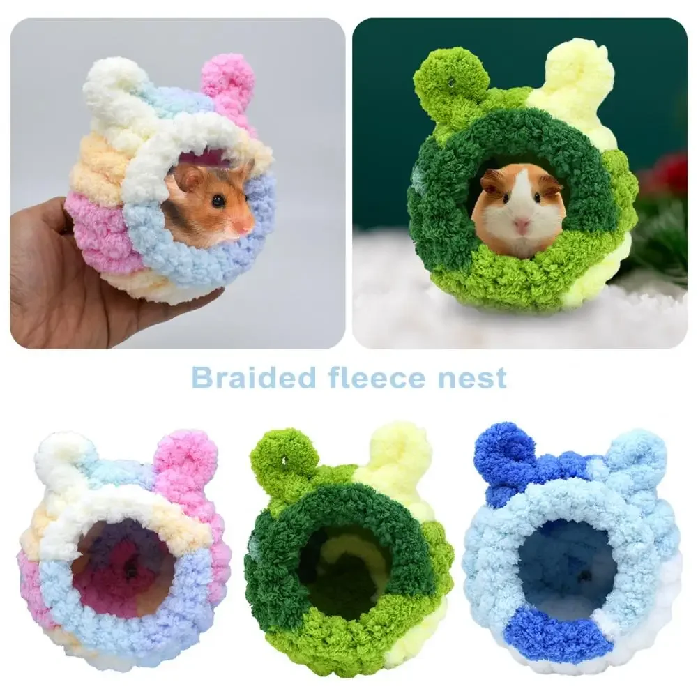 

Cozy Cute Hamster Nest Semi-enclosed Vibrant Color Hamster Pet House Warm Cozy Comfortable Private Resting Place for Pets
