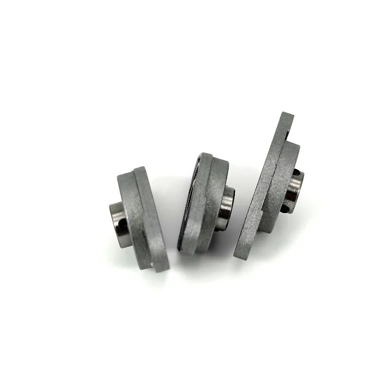 Hoogwaardige CNC-gefreesde precisiekogellagers met flensmontage en rib voor broots- en boortoepassingen