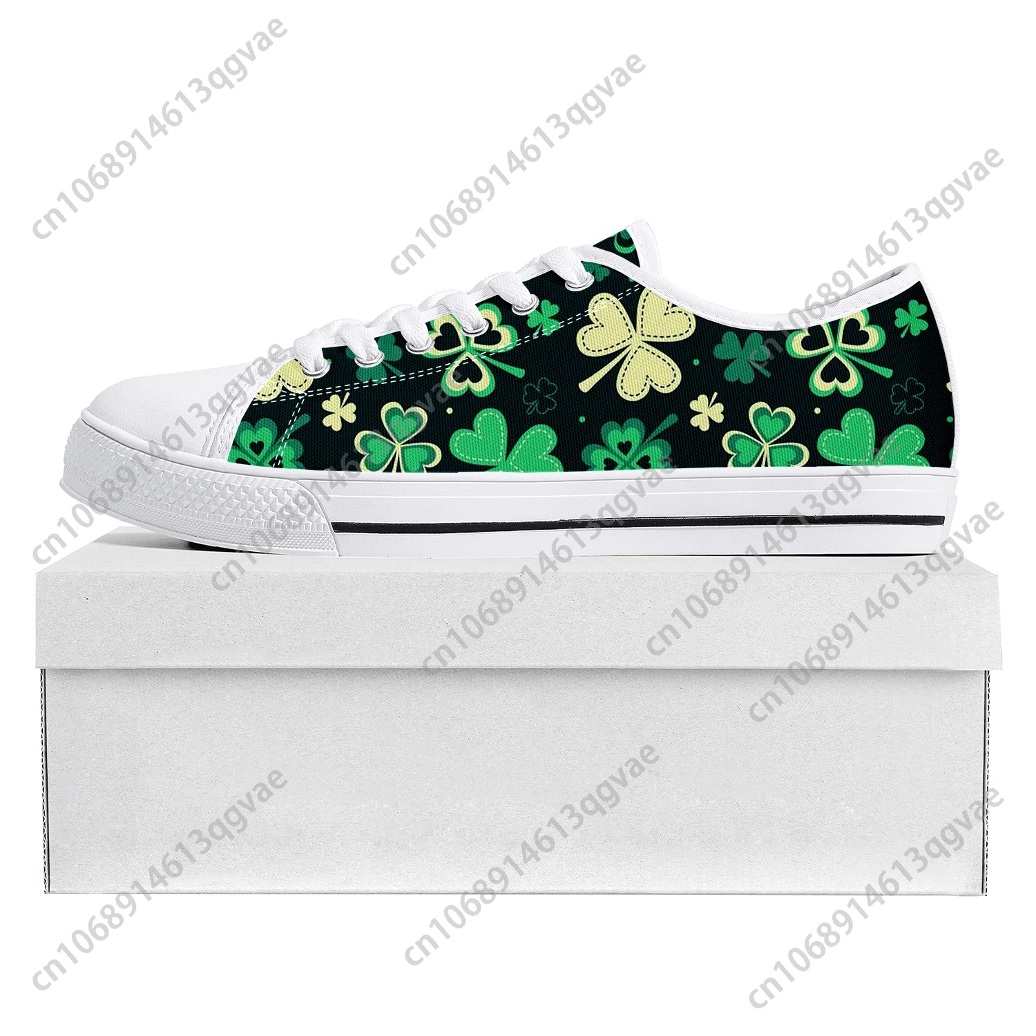 Lucky Shamrock Low Top High Quality Sneakers St Patricks Day Mens Womens Teenager Tailor-made Shoe Canvas Sneaker Couple Shoes