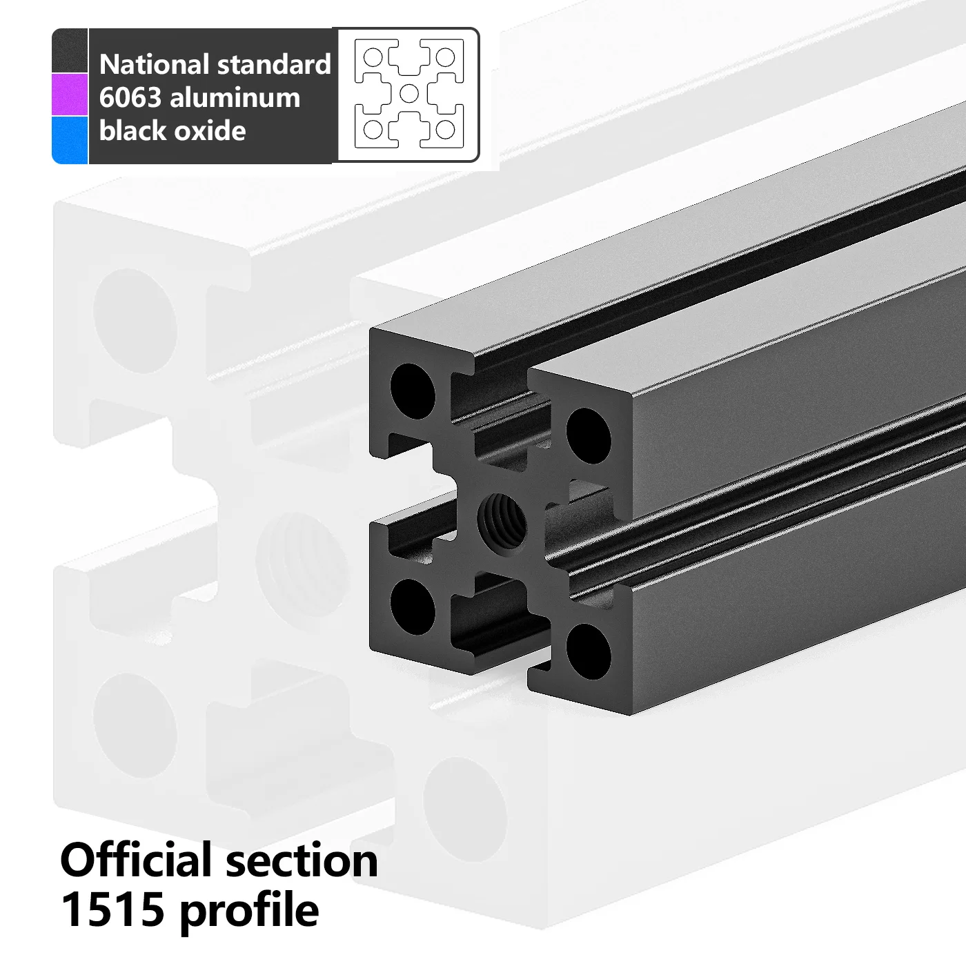 Upgrade 1515 Aluminium Extrusie Profiel Frame Kit Voron 0.1 0.2 3d Printer Legering Frame Beugel Tikken Boren 6063 Profiel Set