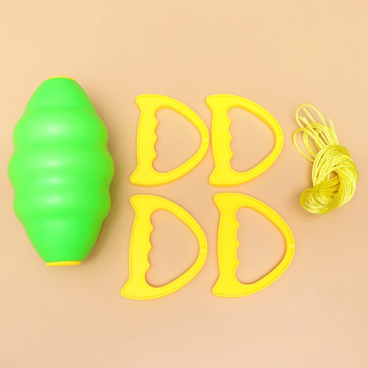 

2pcs Hand Pull Ball Durable Lightweight Eco-Friendly Smooth Edges Safe For Kids Outdoor Play Exercise Arm Strength Hand-Eye