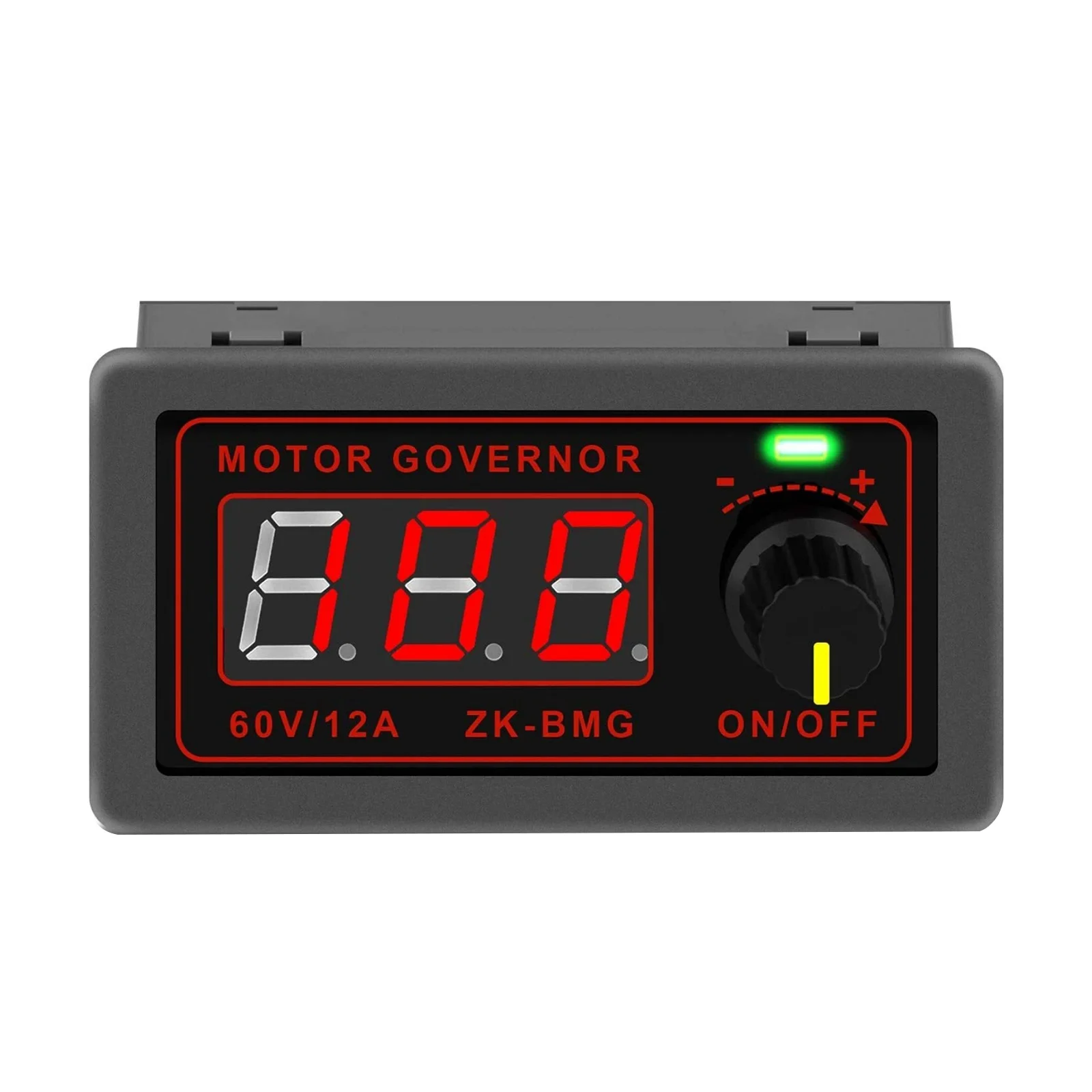 1Pc DC 9V-60V 12A DC Motor Speed Controller PWM Adjustable Speed Regulator Switch Digital Display Encoder Duty Ratio Frequency
