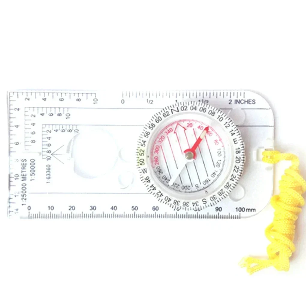 Compass Navigation Map Ruler Reading Scouting Scale Outdoor Orienteering Gear for Hunting Survival Travel Backpacking image 4
