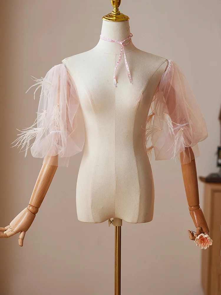 pink-sleeve-covers-fairy-forest-style-2026-new-netting-accessory-host-evening-gown-sleeve-jewelry-performance-show