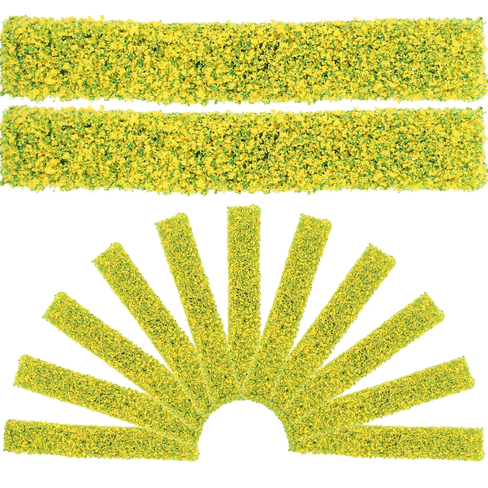 

20pcs Miniature Flowers Shrub Shrubs For Sand Table Decor Diy Mini Landscape Railroad Scenery Flower Fake Plant