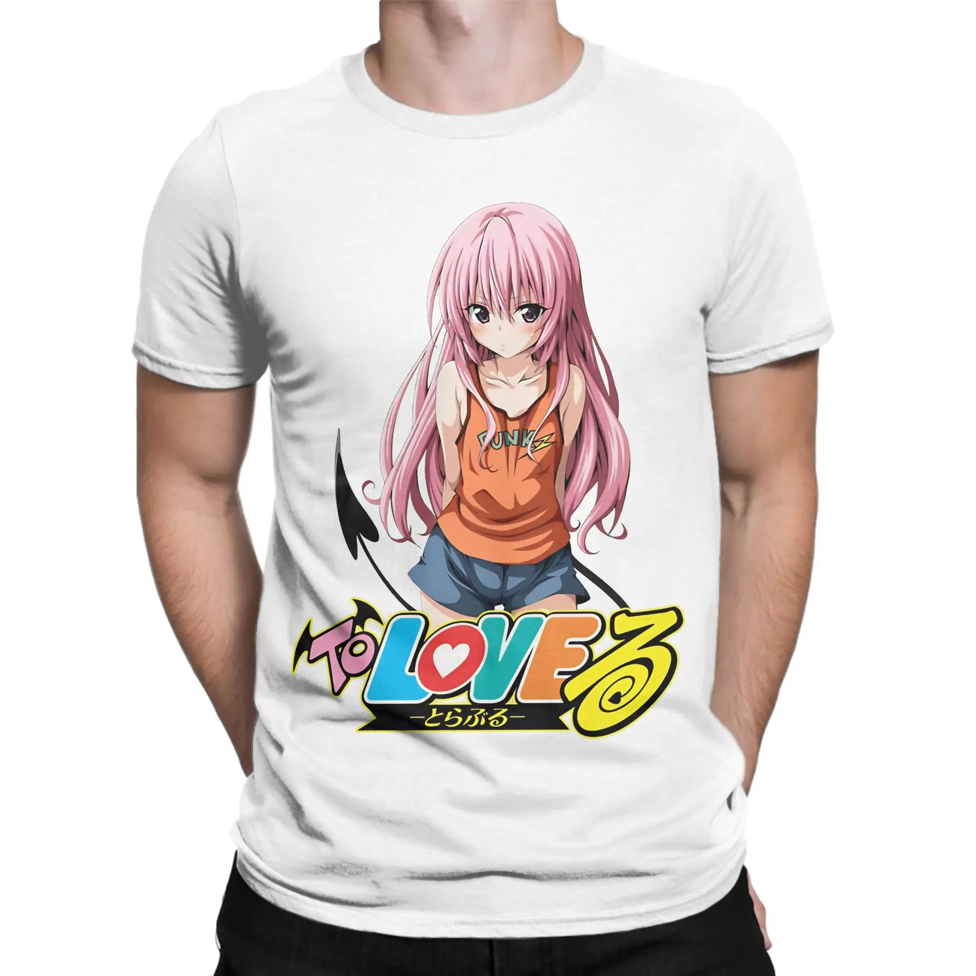 Camiseta Unique To Love Ru Aime para homens e mulheres, gola redonda, camisetas de algodão puro, camisetas fofas de manga curta Lala, roupas plus size