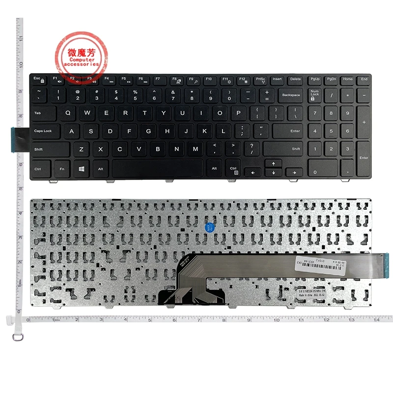 

Черная новая английская клавиатура для ноутбука DELL для INSPIRON 15R-3542 15MR-1528 N5547 N5545 5545