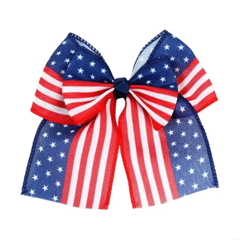 Double Layer Hair Clip For Independence Day Celebration Barrette Y166