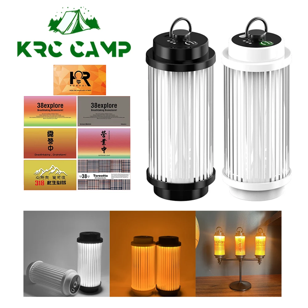 38 Explore Camping Light USB Rechargeable Camping Lanterns 5 Lighting Modes Outdoor Tent Lamp Mini Flashlights Camping Supplies