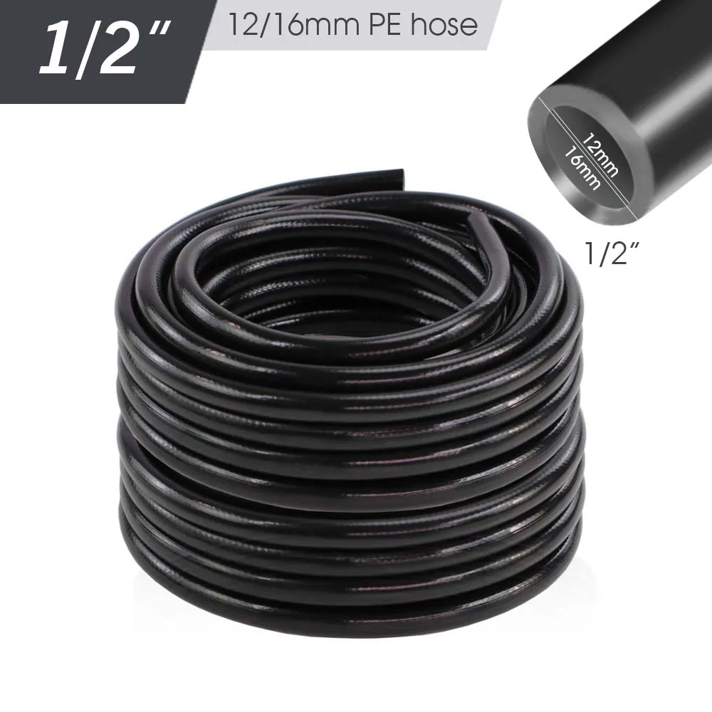 50-5m Tuin 1/4 ''5/8mm 3/8" 1/2 ''PE Slang Gratis DIY Tuinieren Automatische Watering Systeem Ponsen Druppelirrigatie Kanaal Apparaat