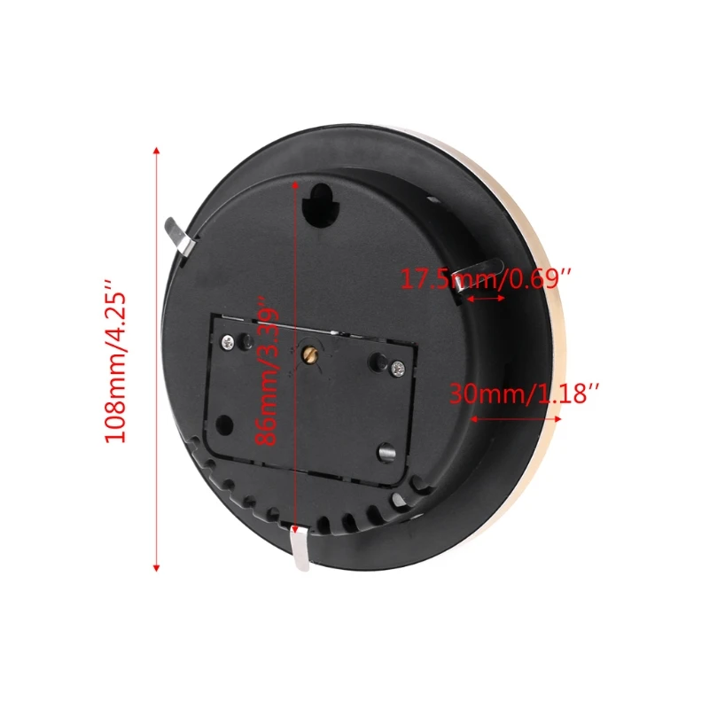 108mm Wall Mounted Barometer Perspective Round Dial Mechanical Dropship