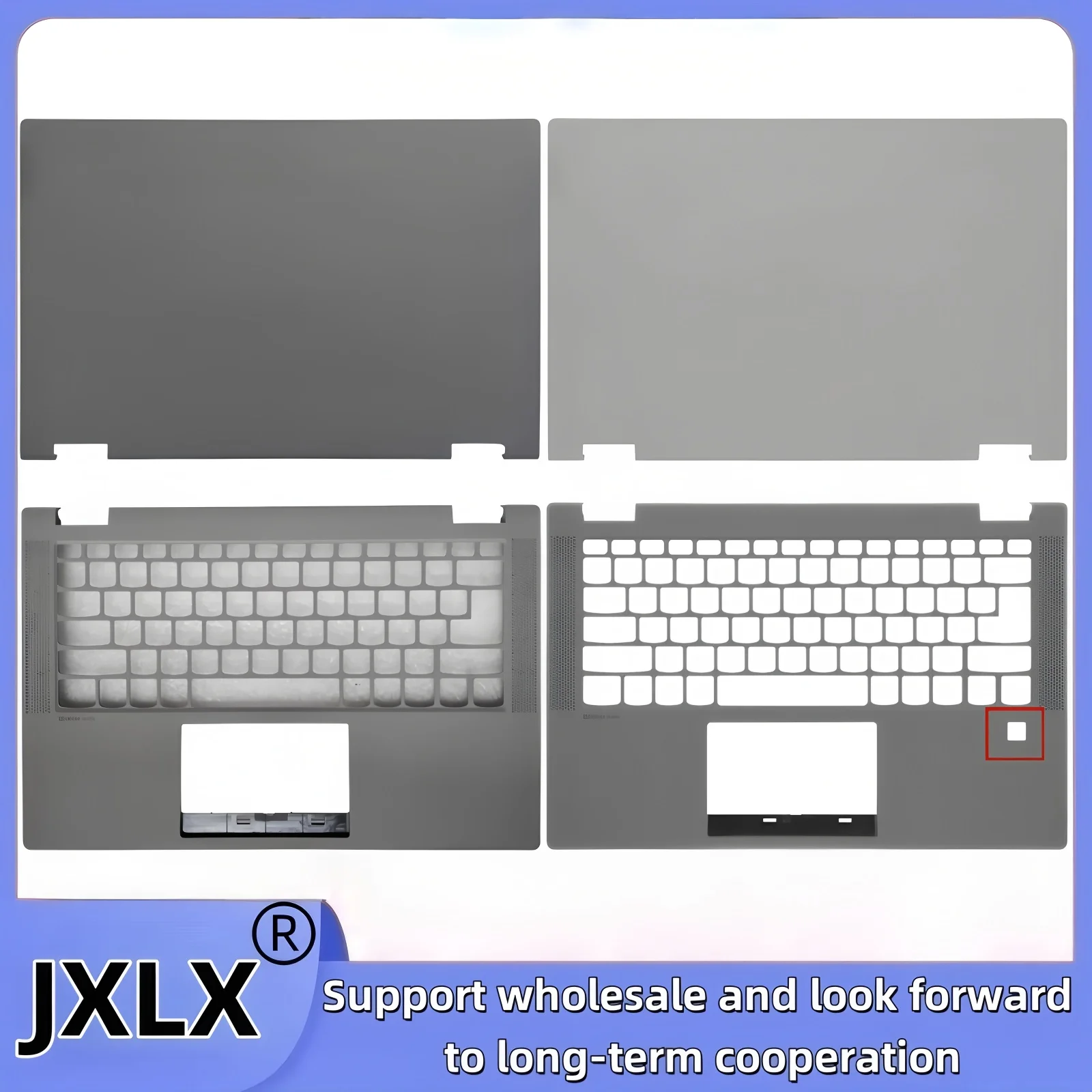 

JXLX ® Новинка для Lenovo Ideapad Flex 5-14IIL05 C550-14, задняя крышка ЖК-дисплея для ноутбука, верхний чехол/крышка подставки для рук