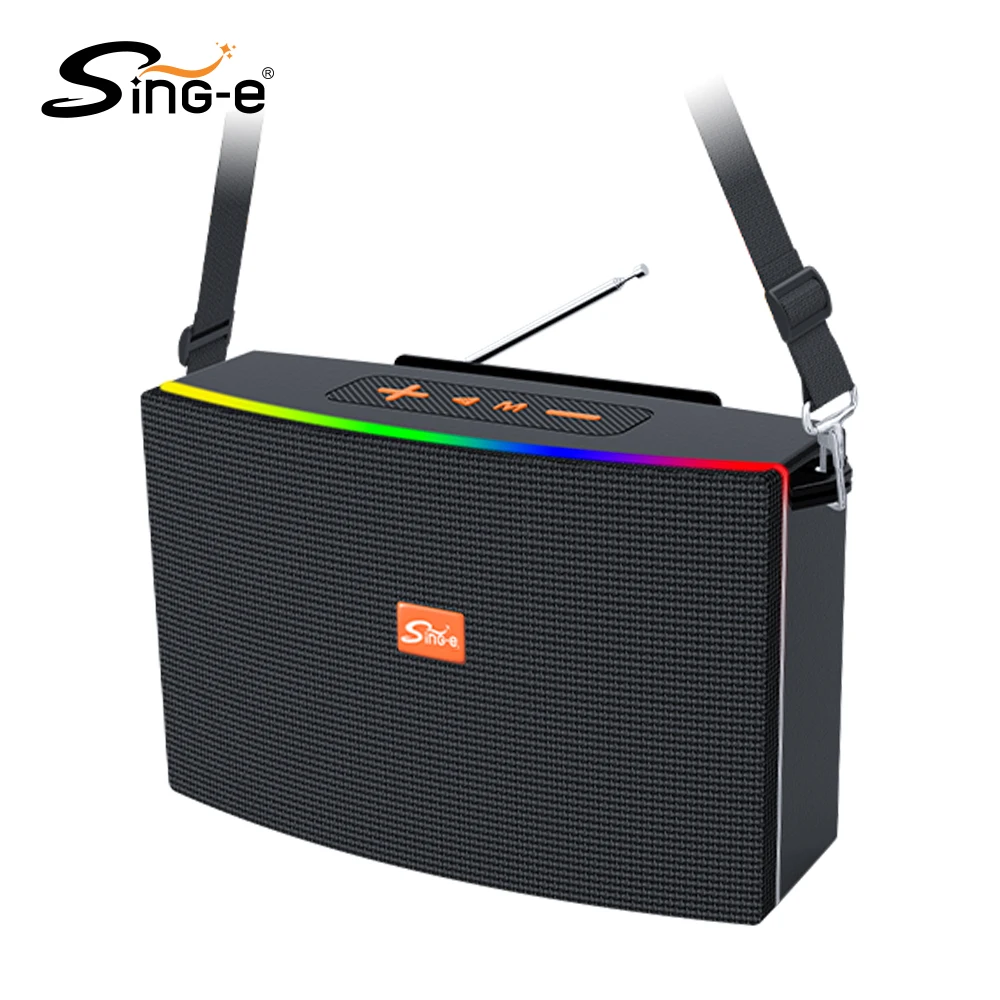 

ZQS-825 25W Portable Bluetooth Speaker 4" Woofer”*2" Tweeter×2 BT/USB/TF/MIC/FM/DC charging dock/TYPE C Charging Port Home