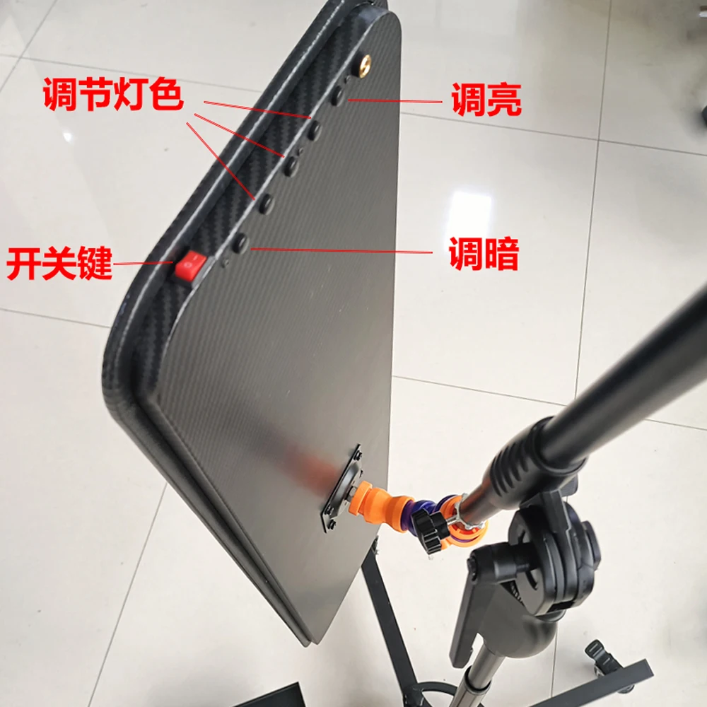 إطار دعم أرضي كبير Pdr مصباح ليد 6 مصابيح LED لأدوات إصلاح دنت السيارة بدون طلاء #6