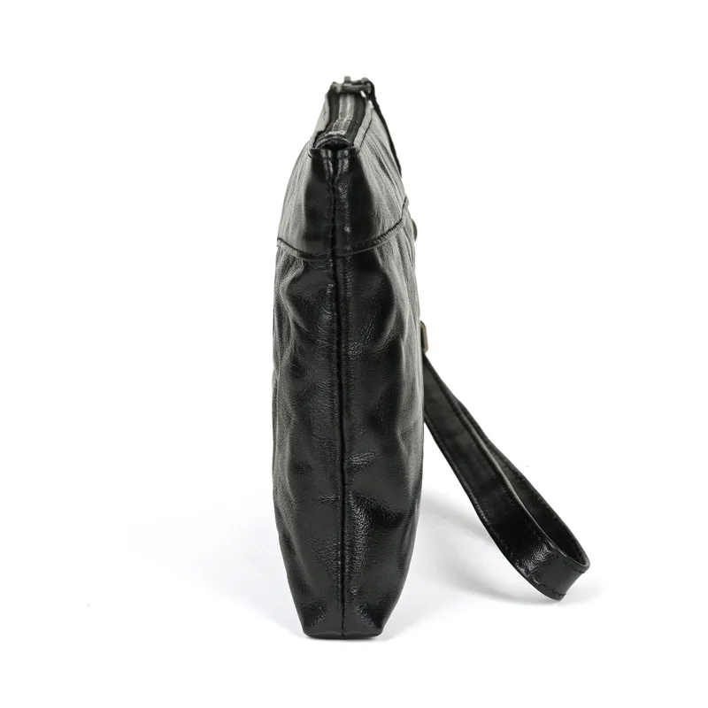 LD-Real leather handbag, vegetable tanned cowhide pattern, top layer cowhide, men's mobile phone storage handbag
