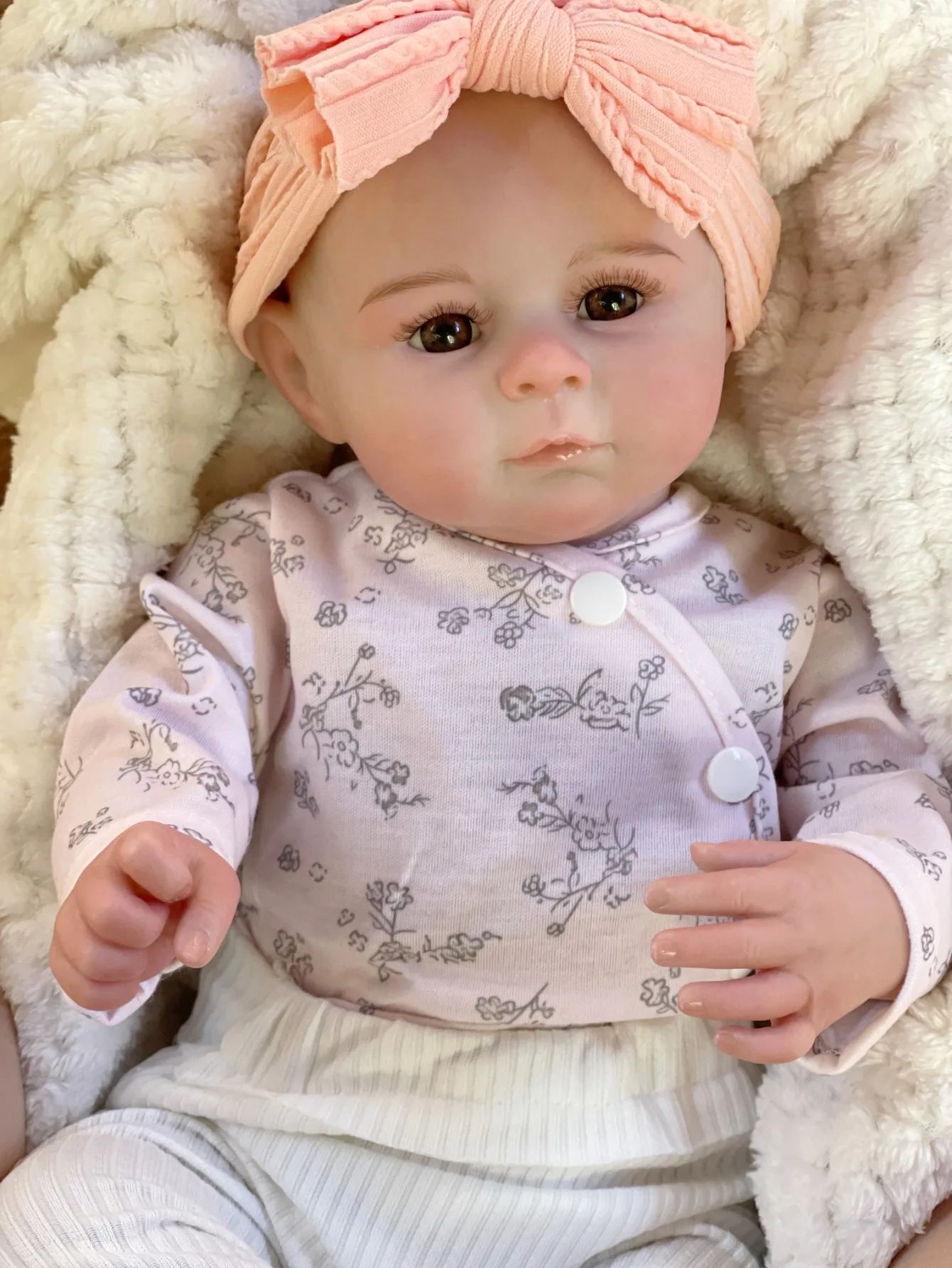 Muñeca Reborn Archie de 20 pulgadas, muñeca recién nacida pintada en 3D hecha a mano para niños, regalos de cumpleaños