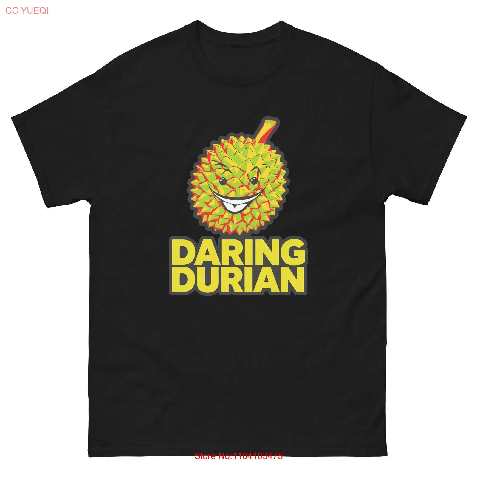 Daring Durian Lover Food Image Cartoon Funny T-Shirt Shirt