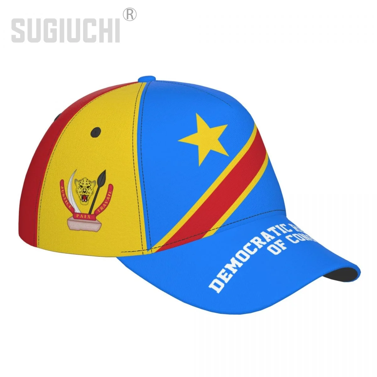 Unisex Democratic Republic Of Congo Flag Adult Baseball Cap Patriotic Hat for Baseball Soccer Fans Men Women