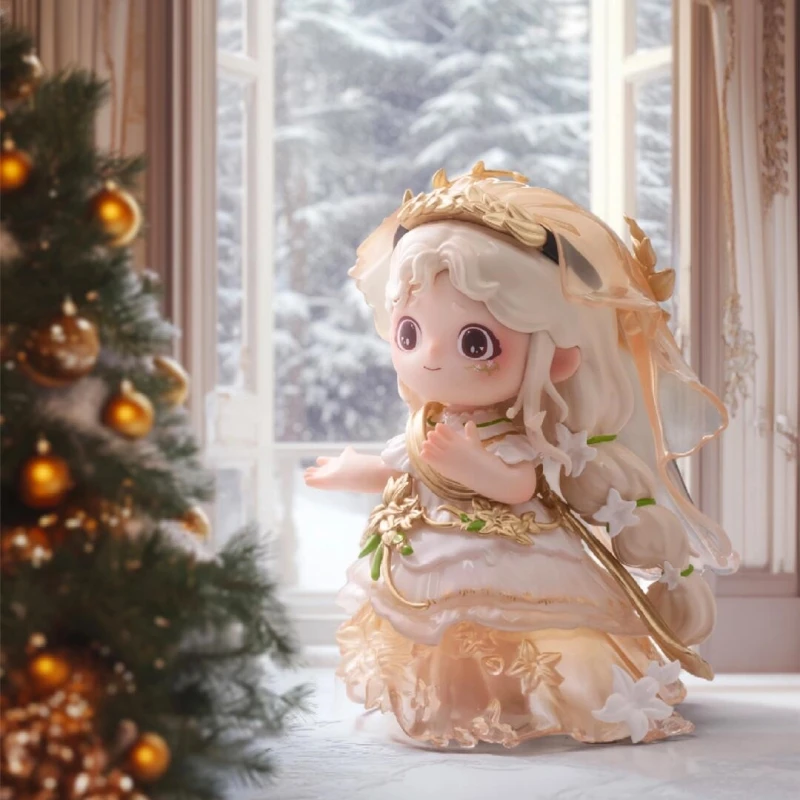 

Новая серия JOY Christmas Secret Ball, слепая коробка, каваи, аниме, экшн-фигурка, коробка-сюрприз, украшение для рабочего стола, подарок на день рождения для девочек