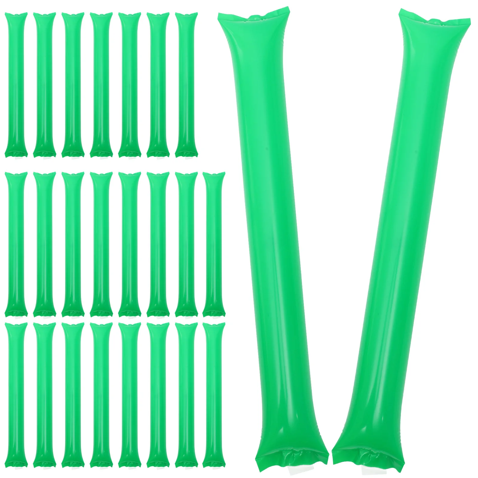 

40pcs Inflatable Cheer Sticks Orange Sports Event Party Favors Lightweight Portable Reusable Concert Festivals Team