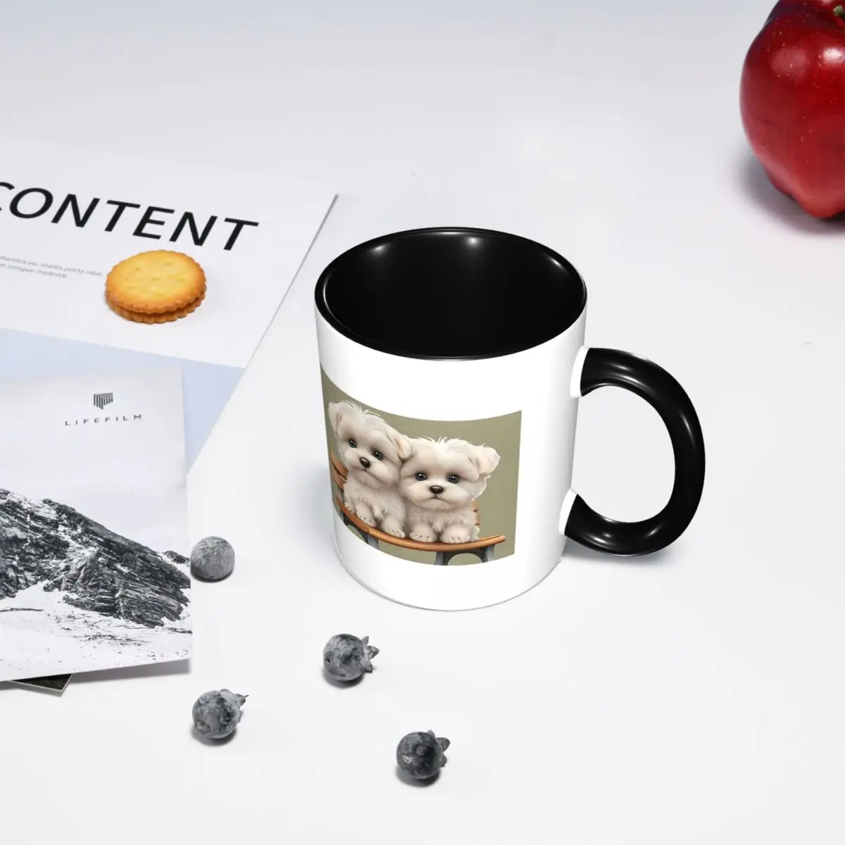 Border Collie Pet Dog Mug Funny Ceramic Coffee Cups Tea Mugs Milk Cup Drinkware Gifts for Woman Man