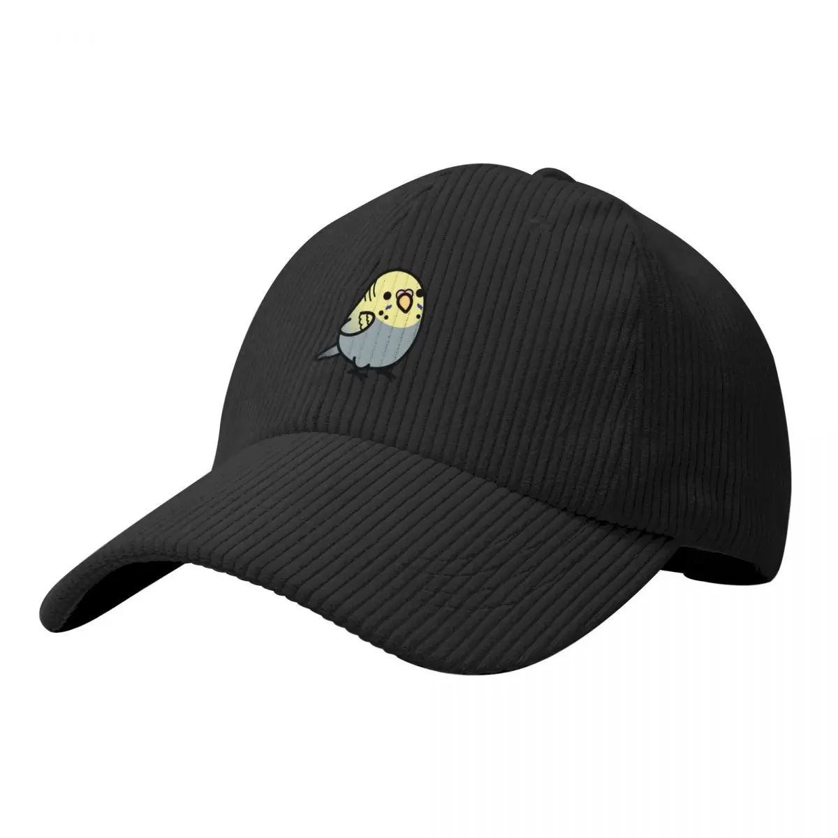 

Chubby Gray Yellow-headed Budgie - Female Baseball Cap Cosplay Luxury man cap sun hat Men's Women's