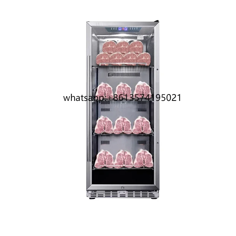 

Холодильник для сухого мяса TS из нержавеющей стали, шкаф для сухого старения говядины для приготовления и охлаждения для ресторана и дома