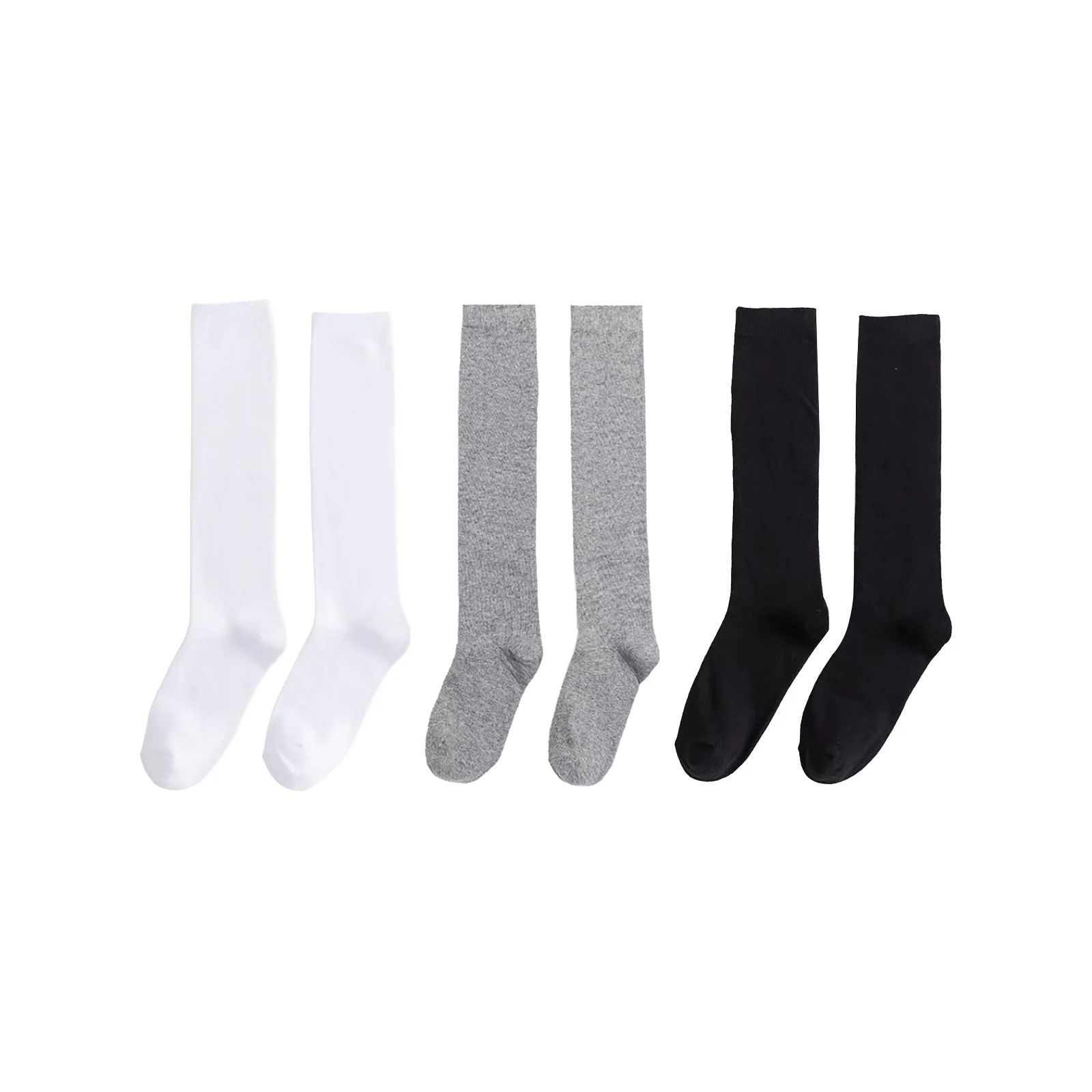 

Men's business long cotton socks three-color suit (white + gray + black) 1 pair