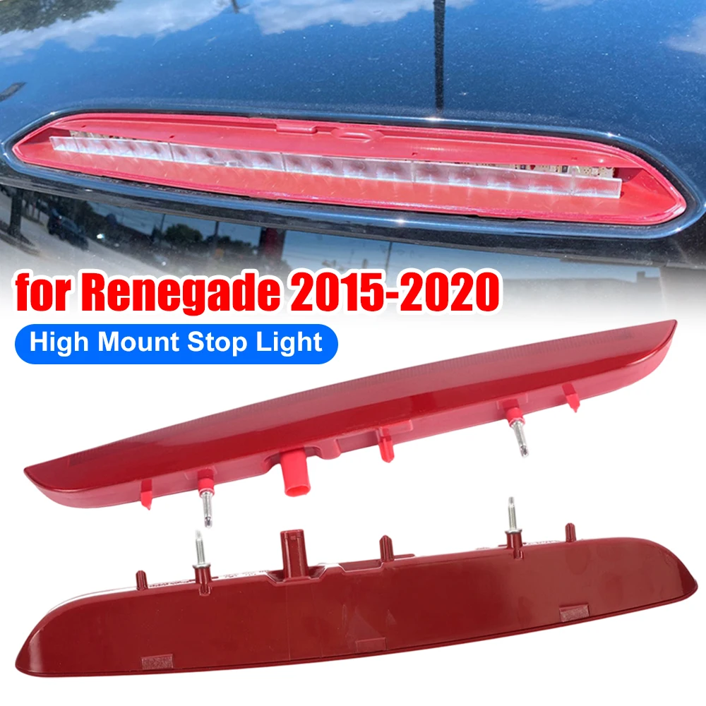 

1-2PCS High Mount Stop Light Auto Accessories Direct Replacement for Renegade 2015-2020 High Brightness Car Rear Brake Light
