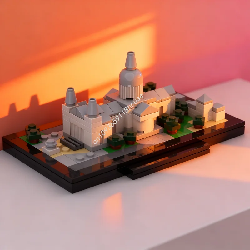 

204 шт. MOC St Paul s Собор Архитектура Голая модель игрушки Строительные блоки DIY Рождественские подарки творческая идея Детский день рождения