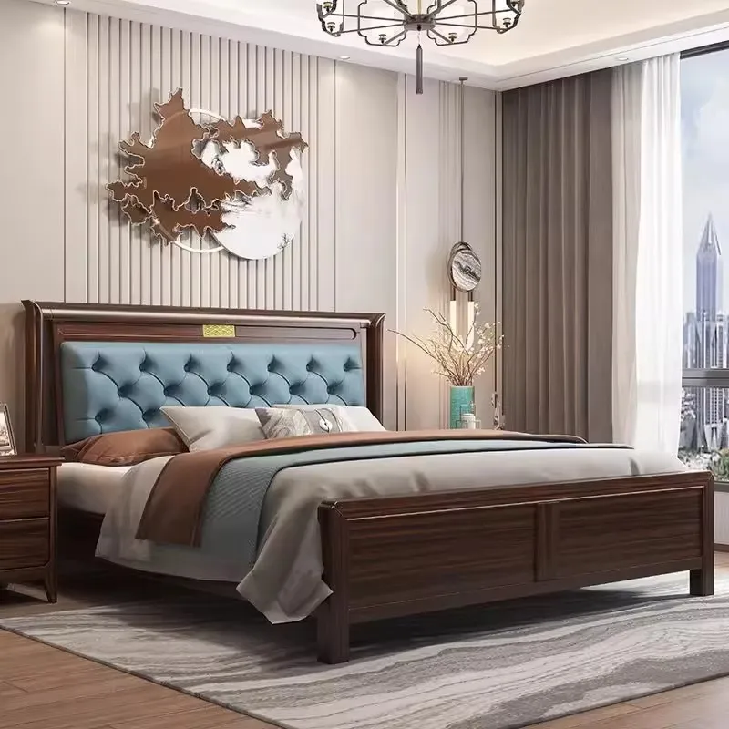 

Modern Soft European Double Bed Designer Luxury Headboard Modular Double Bed King Human Meubles De Chambre Nordic Furniture Home