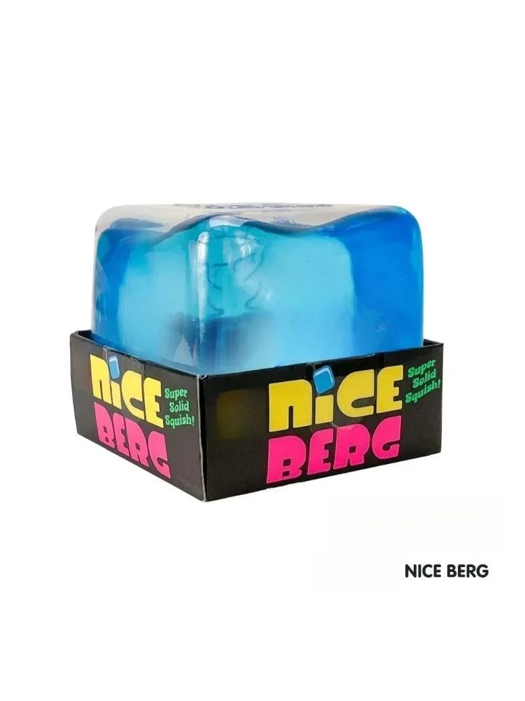 8,5 cm Super Großer Needoh Nice Berg Sensorischer Stressabbau-Würfel, Fidget-Tool gegen Angst & für Konzentration, Schreibtisch-Sensorik-Würfel, Geschenke