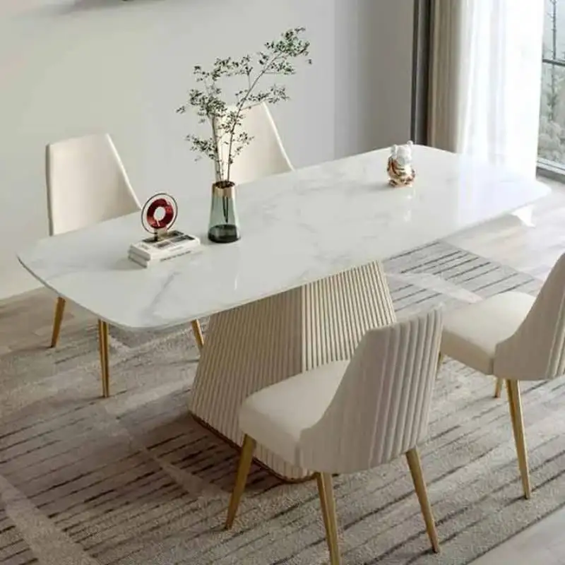

Style Modern Dining Table Floor Designer Big Center Kitchen Dining Table Restaurant Nordic Design Esszimmer Tisch Furniture Home
