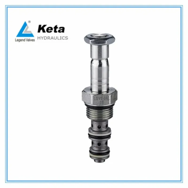 Ningbo Ketai, two-position three-way threaded cartridge valve, solenoid valve, spool valve typeLSV2-08-3B-M-2H