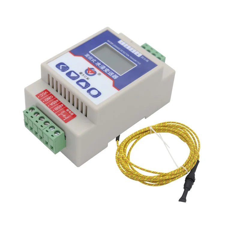 RS485 Water Flood Leak Detector,water Leak Tester,water Leak Point Sensor Leakage Detector with Rope Type