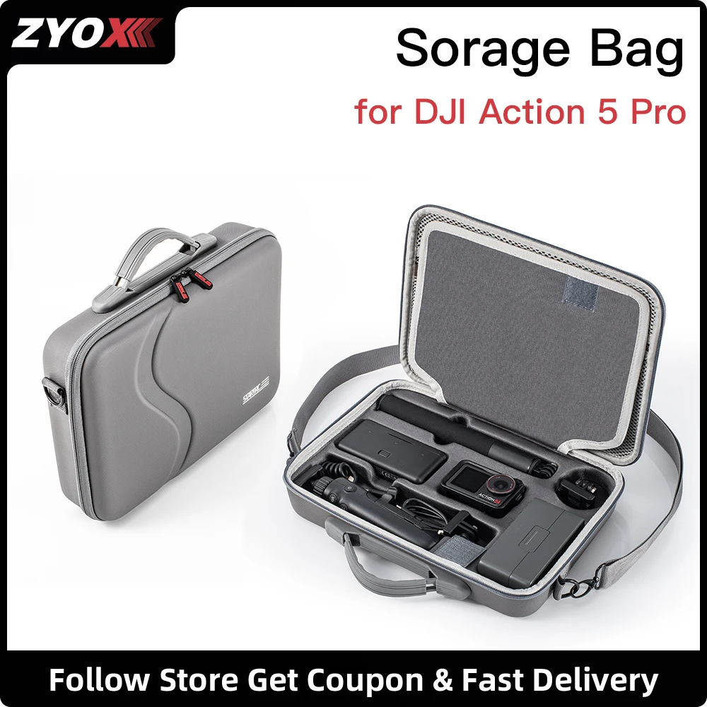 

Case for DJI Action 5 Pro Portable Case Accessories Storage Bag for Action 5 Pro Dustproof Handbag Anti-scratch Protective Bag