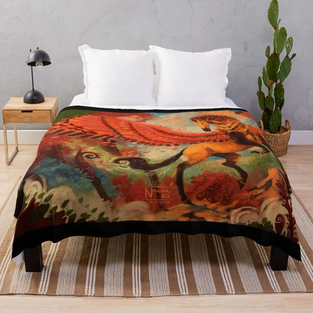 

Pegasus - Djinzaal Throw Blanket Bed covers Beach Blankets