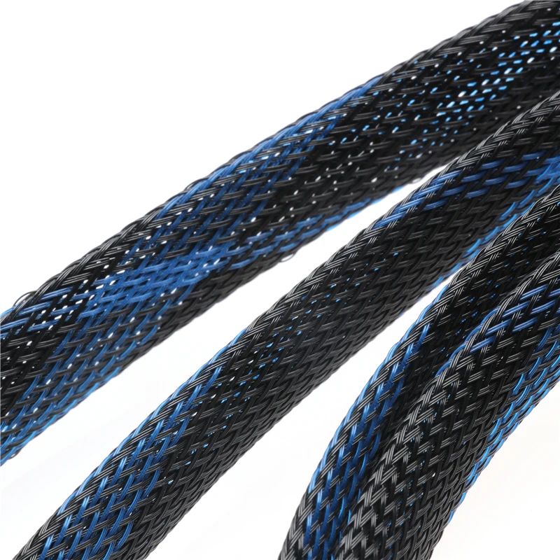 1M 5M 10M 20M Cables Wire Gland Protection Insulation Braided Sleeving Tight Expandable Cable Sleeve 2/4/6/8/10/12/15/20/25mm