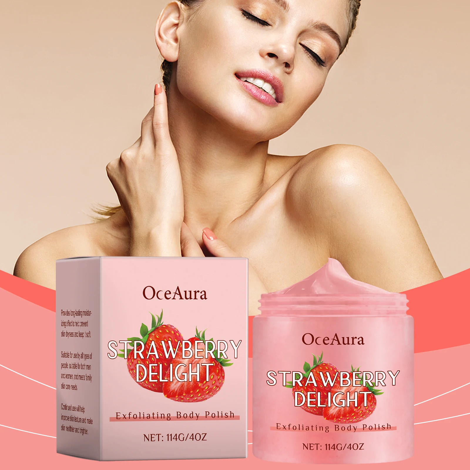 

Скраб для тела, увлажняющий и отшелушивающий скраб для тела, лица, рук, ног, борьбы, прыщи, тонкие линии, морщины, отличные подарки для женщин и мужчин