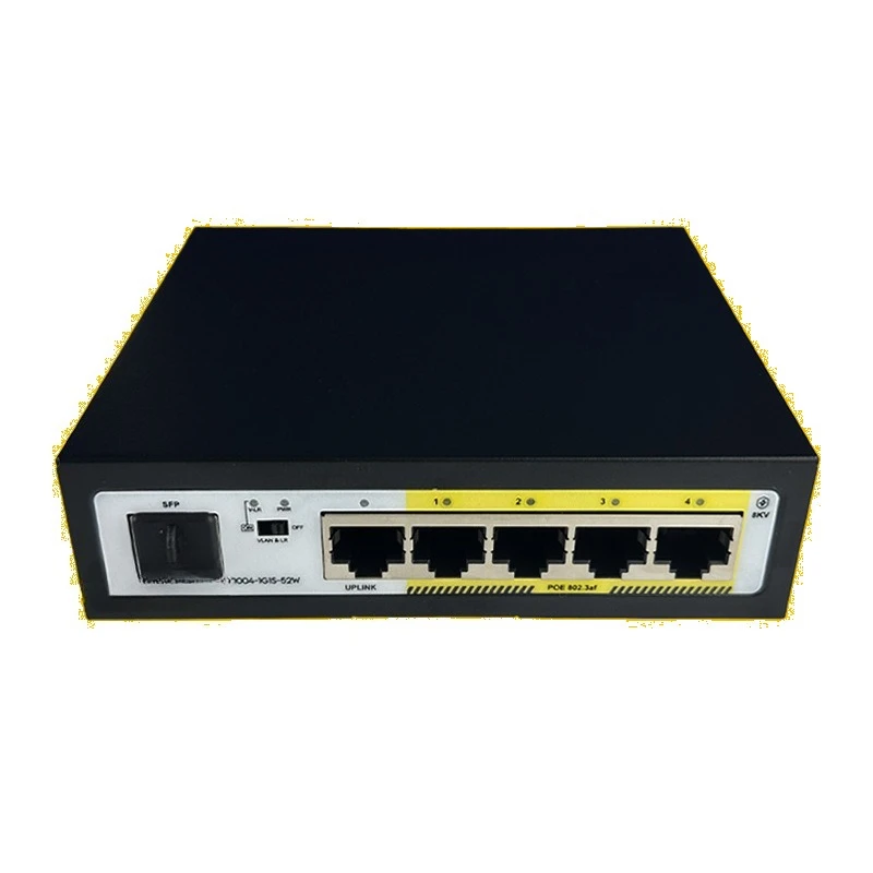 

TSW-1004-1G1S-52W Enterprise Gigabit Fiber POE switch
