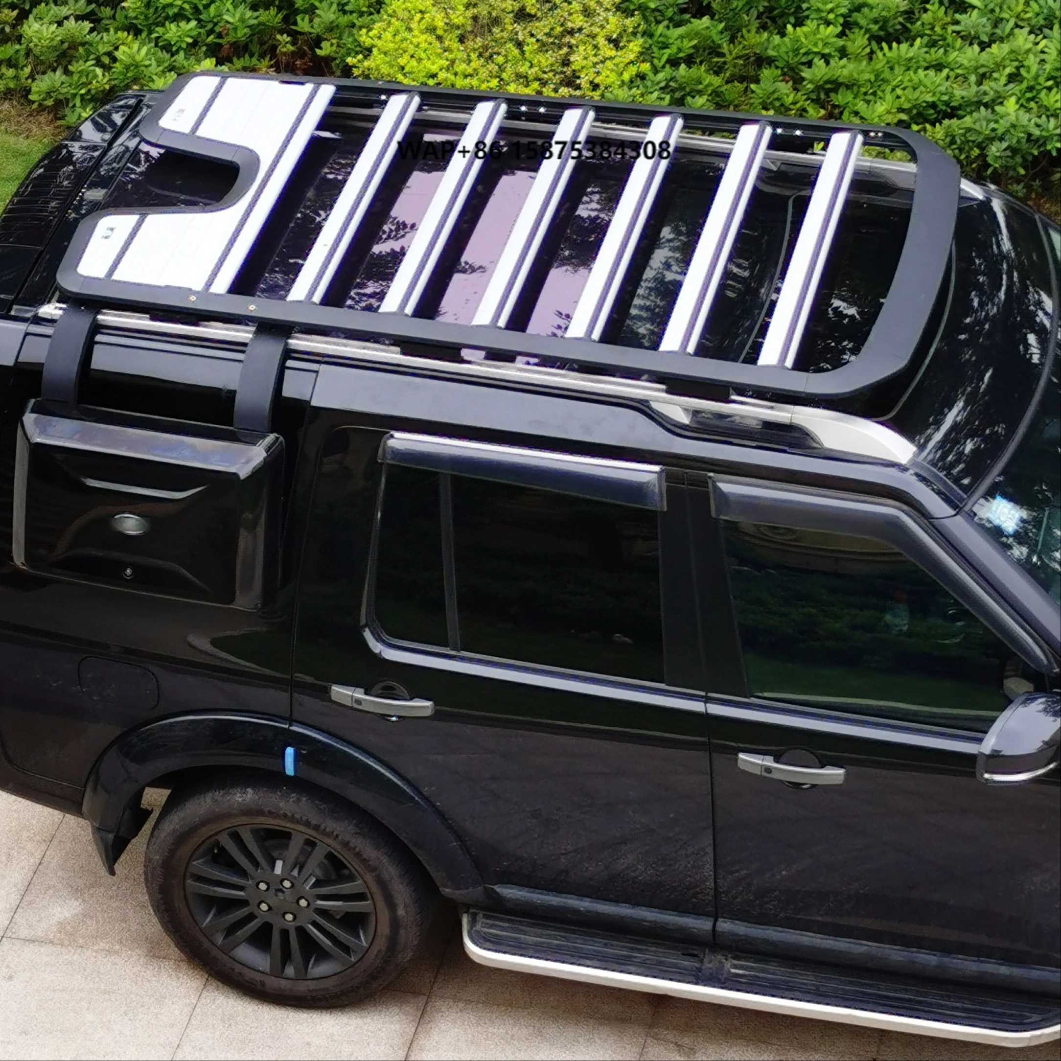 

Iron Steel Roof Rack Luggage Rack Carrier Basket Roof Basket for Land Rover Discovery 4 Steel Roof Rack 2010 2016